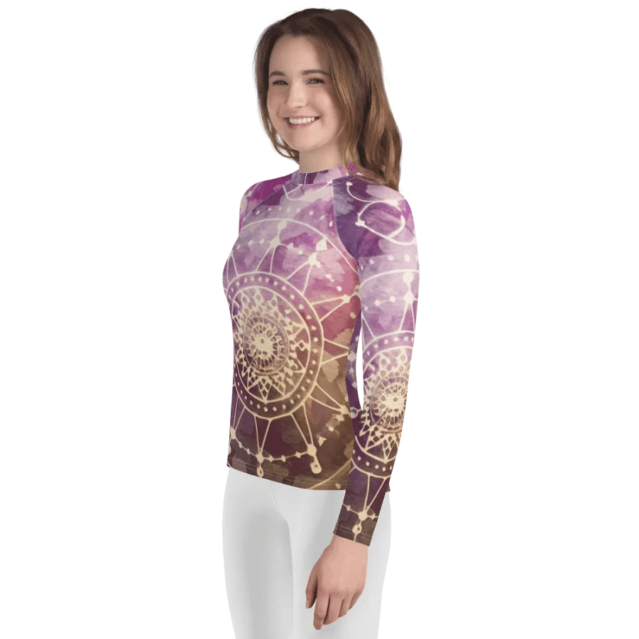 Sacred Geometry, Unisex youth Rash Guard product image (3)