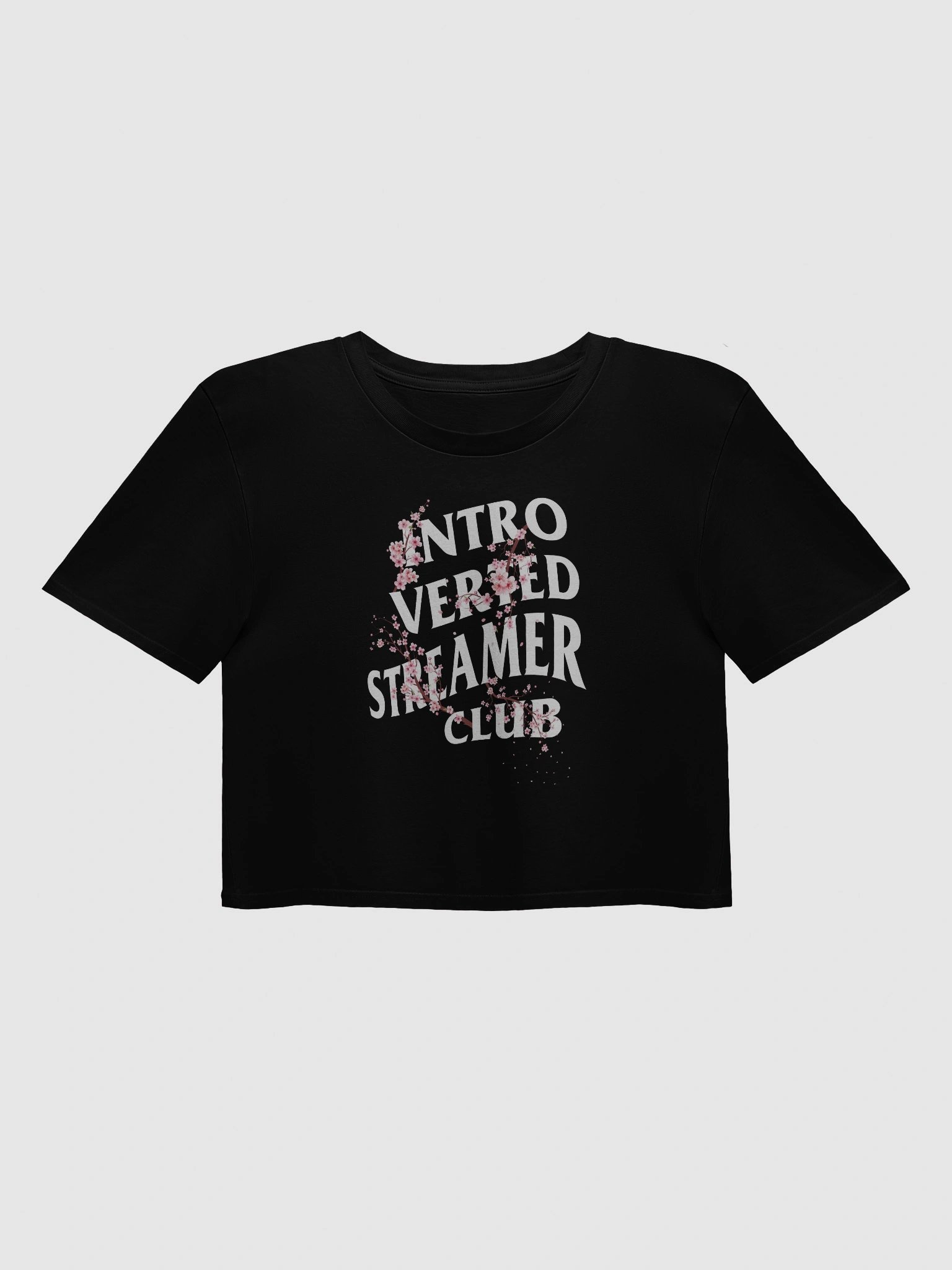 Introverted Streamer Club Sakura Crop Top product image (1)