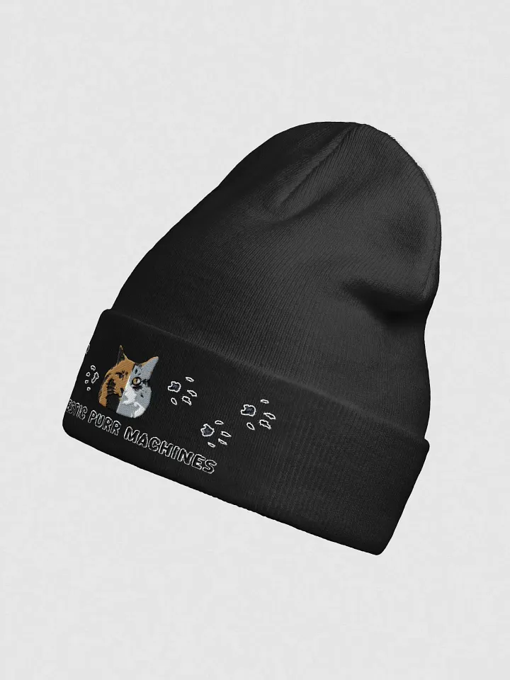 Embroided Knit Beanie (Domestic Purr Machines) product image (10)