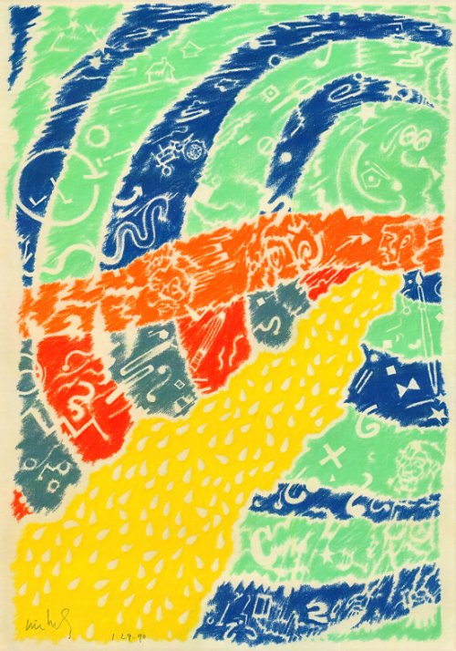 Abstract with Tractor 01.29.90 Print product image (1)