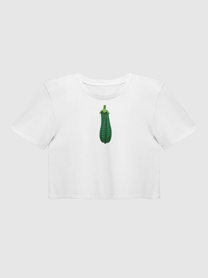 CozyAvocado Women's Premium Zucchini Crop Top #6 product image (1)