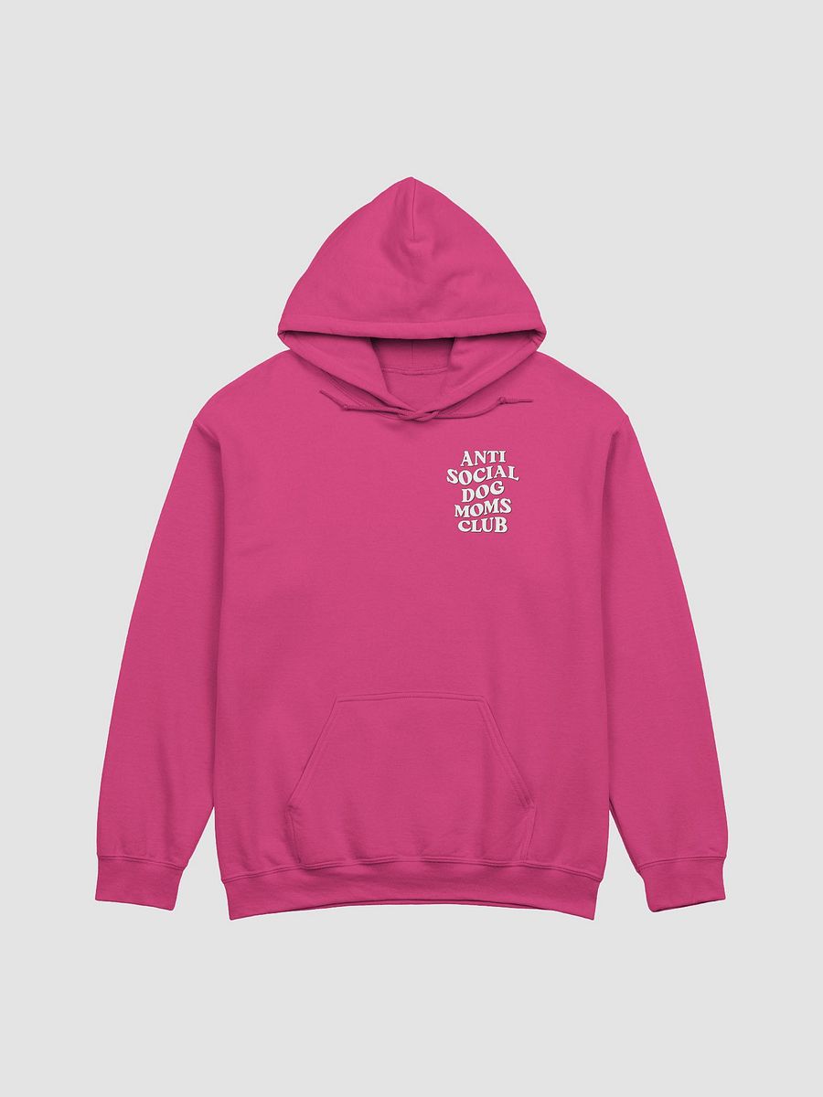 Anti Social Dog Moms Club Retro Checkerboard Hooded Sweatshirt | Funny Introvert Checkered Hoodie for Dog Moms product image (5)