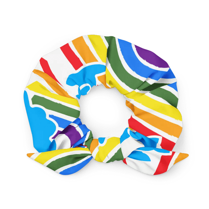 Rainbow Cloud All-Over Print Scrunchie product image (1)