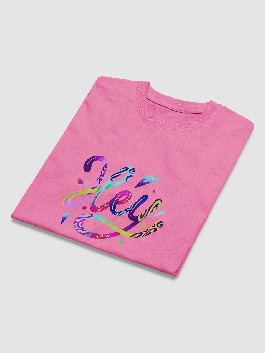 Vibrant Hey Typography T-Shirt product image (34)