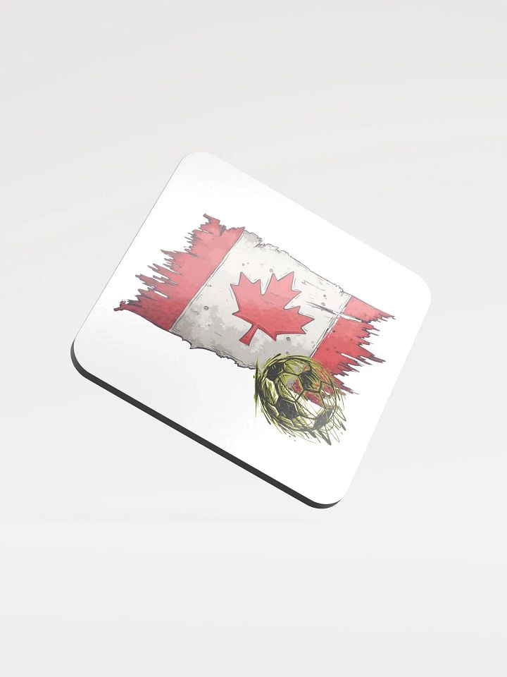 Canada Flag Soccer Football Coaster product image (2)