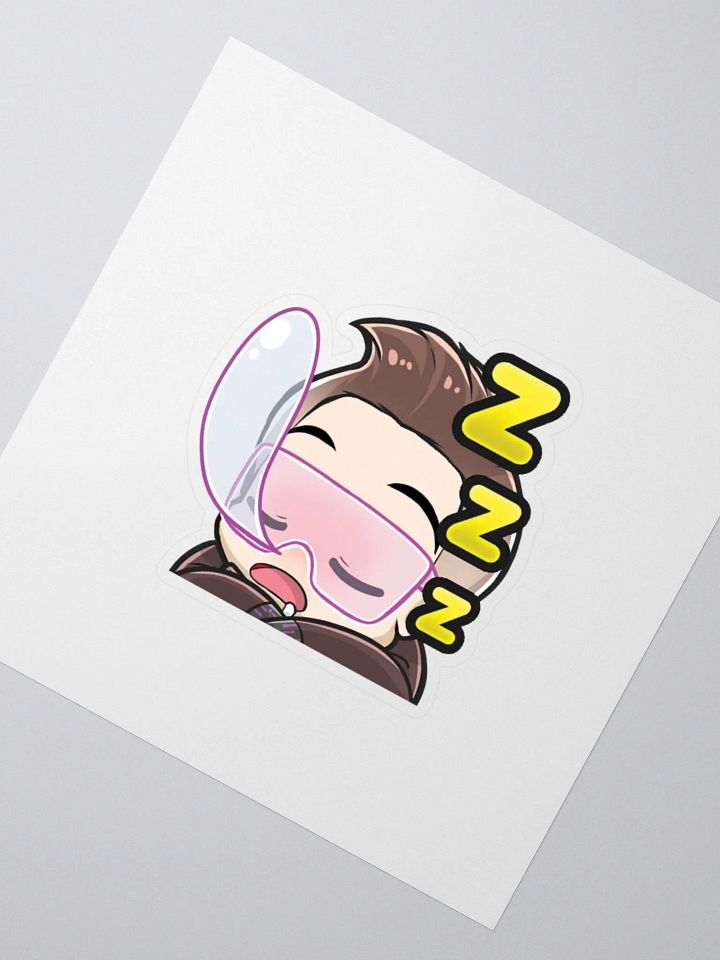ASMR Destiny 'Sleepy' Kiss Cut Sticker product image (6)