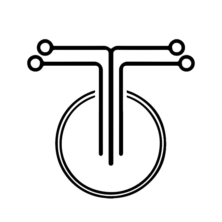 Techie Logo Sticker Ver 1 (White Background) product image (1)