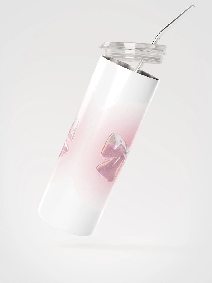 Girly Pink Bow Tumbler product image (2)