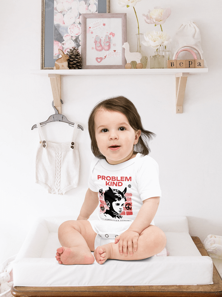 Problem Kind | Bella+Canvas Baby Short Sleeve One Piece product image (1)