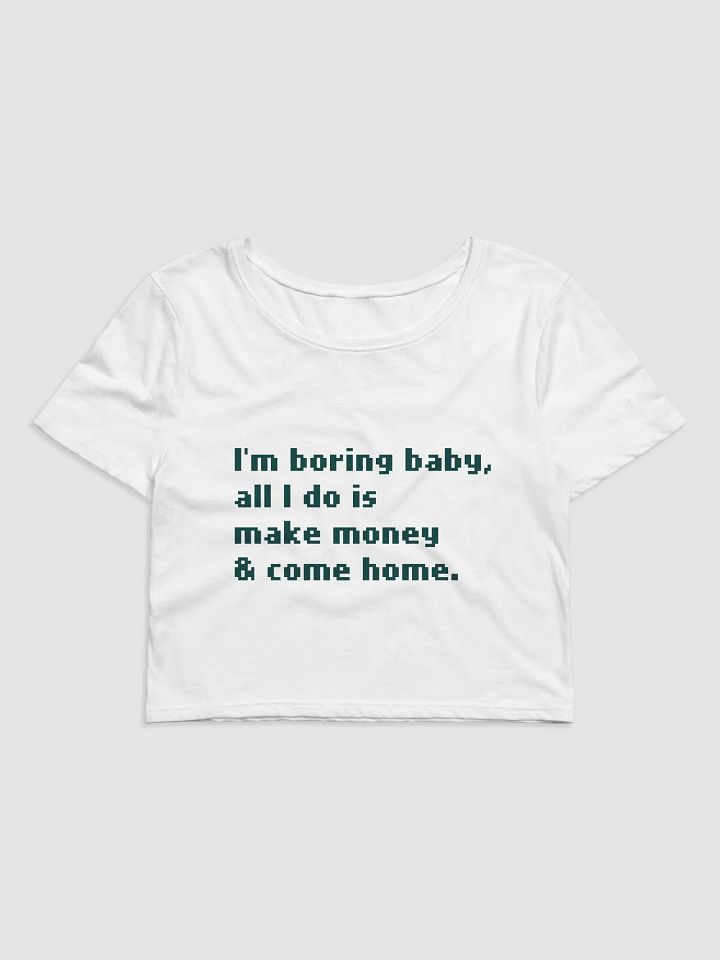 BORING BABY TEE product image (1)