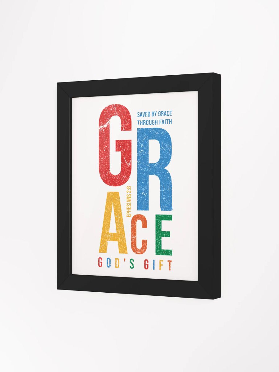Saved by Grace – Printed Poster (with Frame) product image (65)