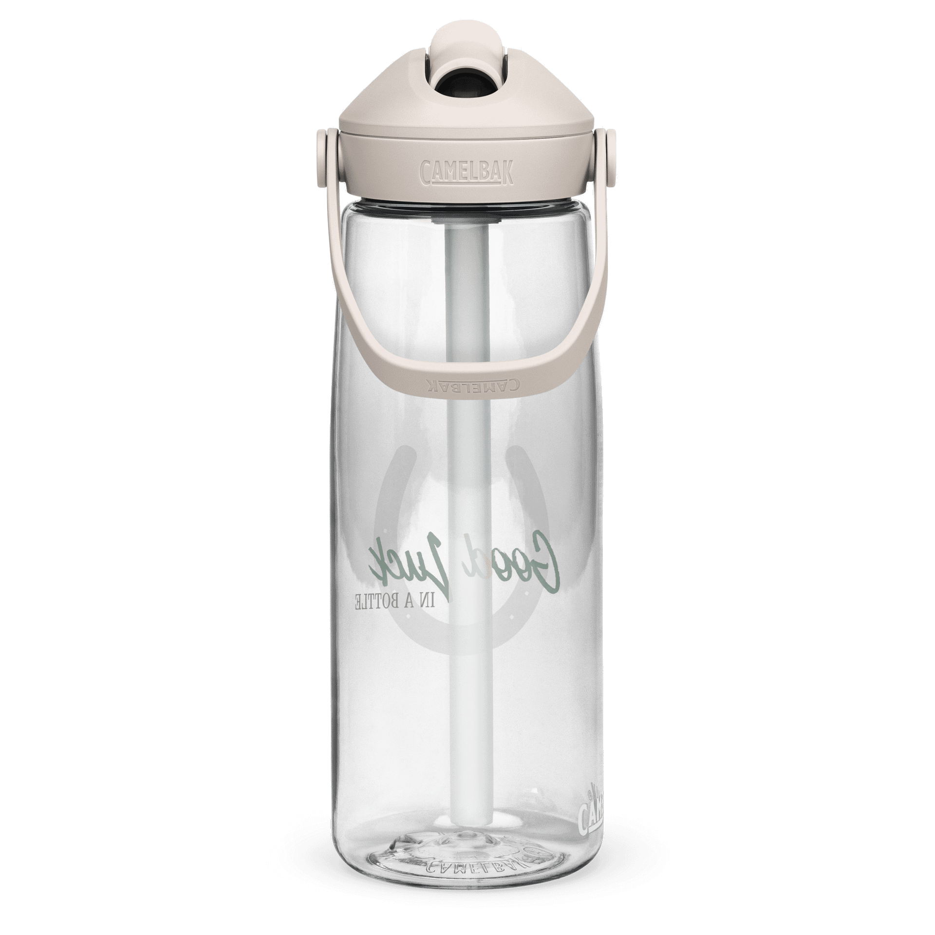 "Good Luck" in a Flip Straw Bottle product image (4)