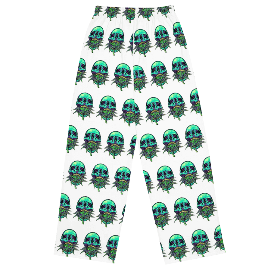 Canna Skull Wide-Leg Pants product image (2)
