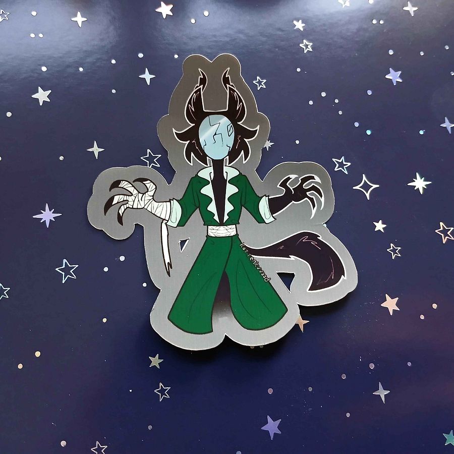 "Mirror-faced" sticker product image (1)