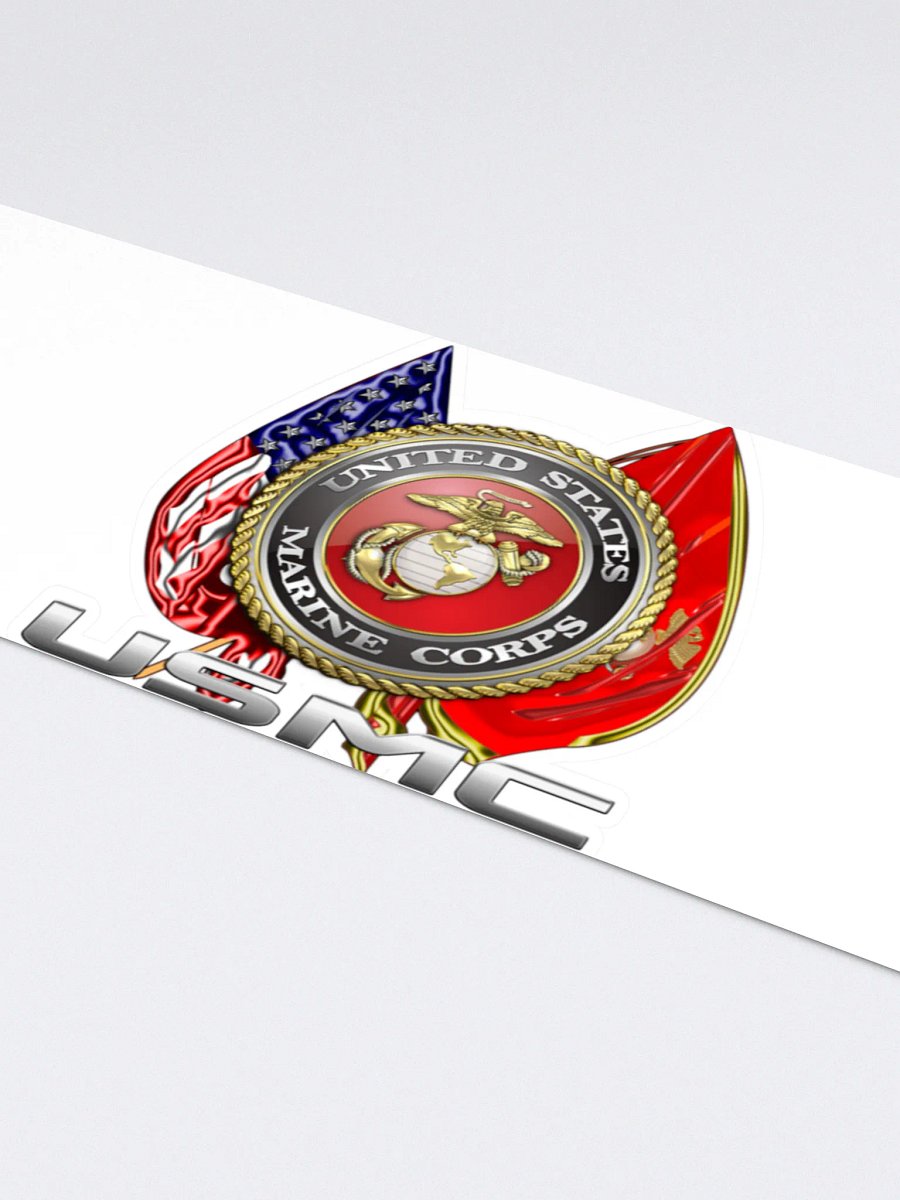 Skull Flag & USMC sticker product image (4)