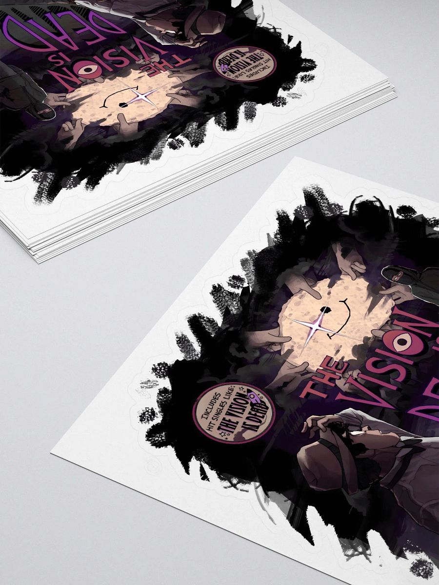 The Vision Is Dead Album Sticker (Smudge) product image (4)