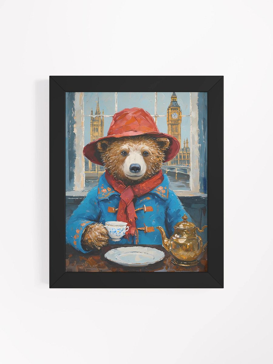 Whimsical Bear Tea Time Poster product image (5)