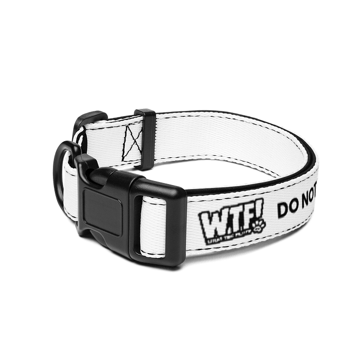 WTF! Do Not Touch Me Pet Collar product image (2)