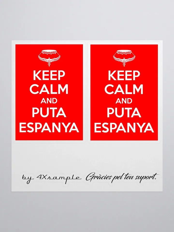 Keep calm i Puta espanya - Adhesius product image (1)