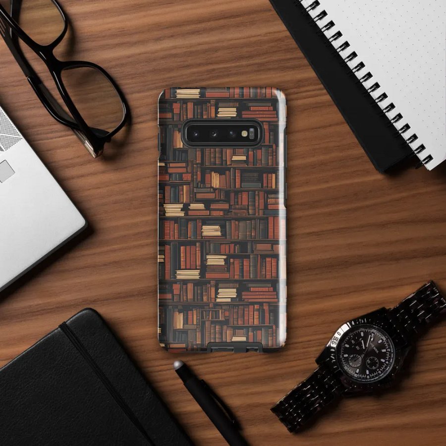 Bookshelf Pattern Books Samsung Tough Case product image (12)