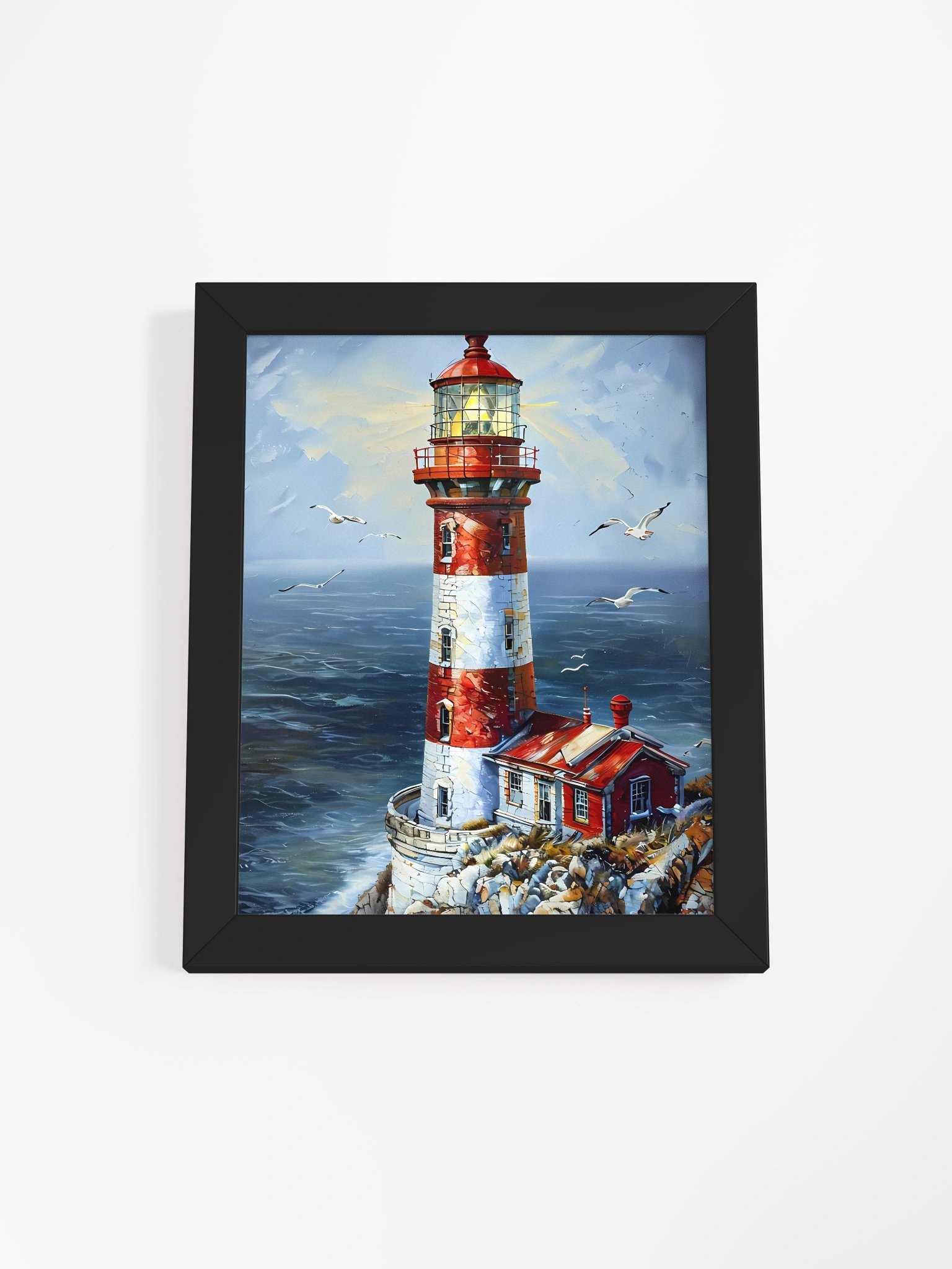 Beacon of Serenity Lighthouse Poster product image (2)