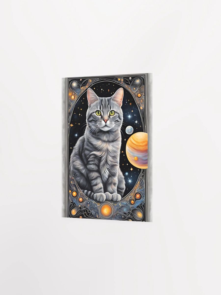 Cosmic Cat Whimsy Poster product image (4)