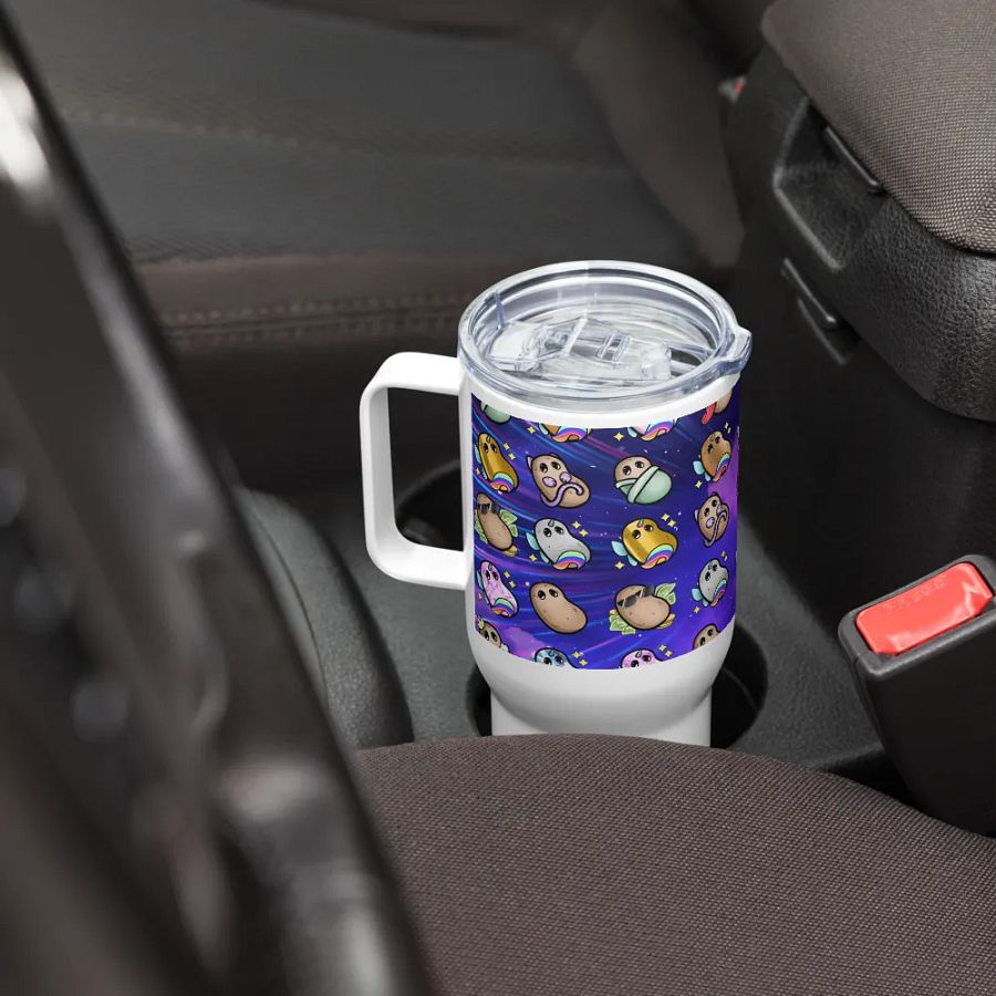''Patates intergalactiques'' Tasse de voyage avec poignée product image (8)