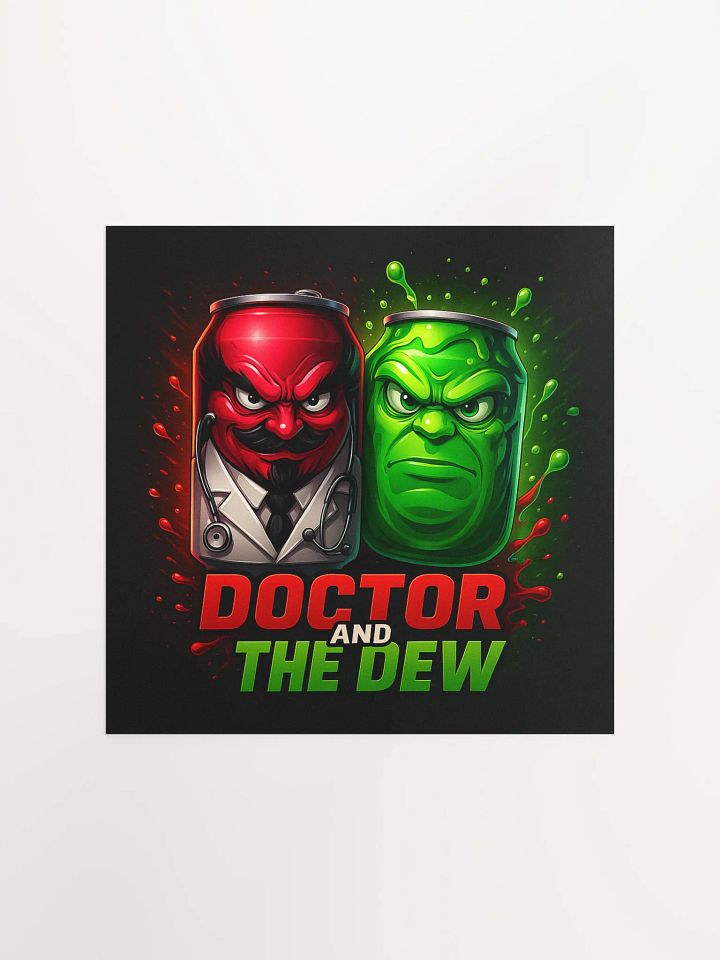 DOCTOR AND THE DEW - FACE THE FIZZ POSTER product image (2)