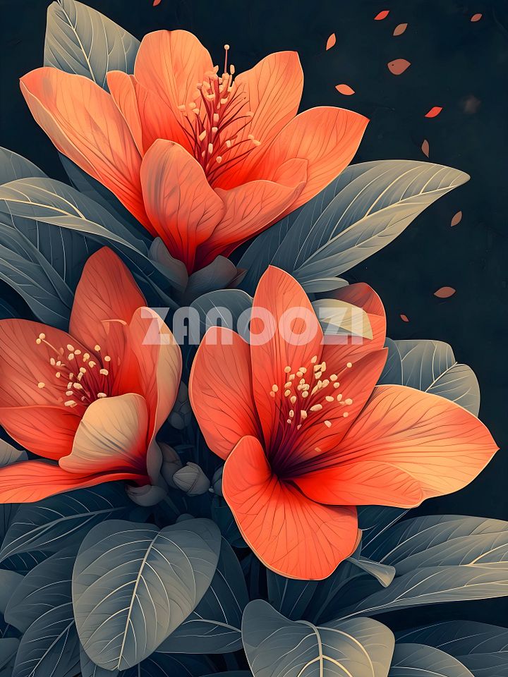 Whispers of Fall: Vintage Floral Composition product image (1)