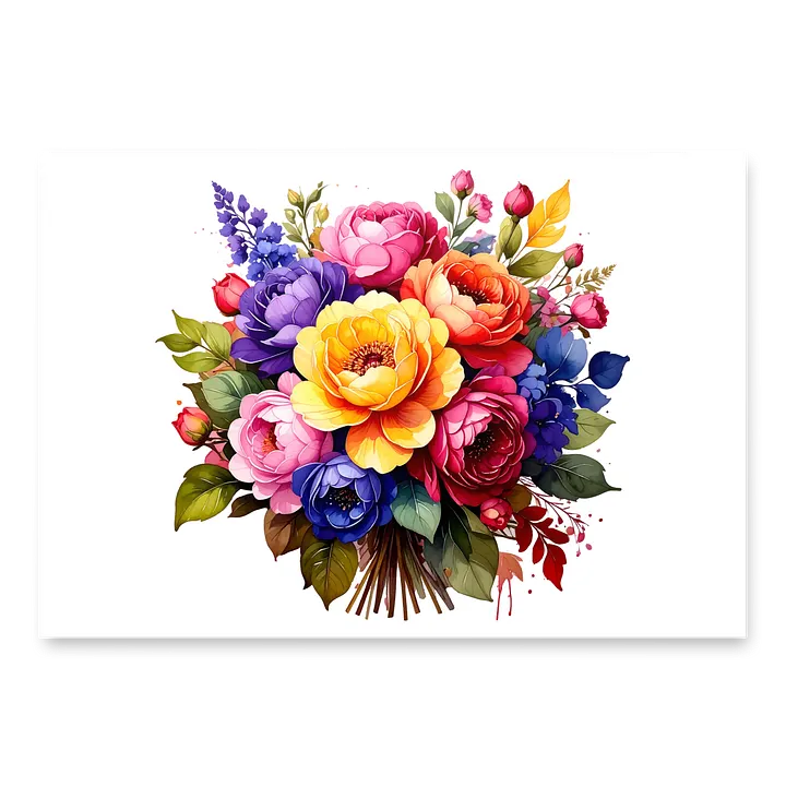 Columbia Road Market Vibrant Floral Wrapping Paper Set product image (1)