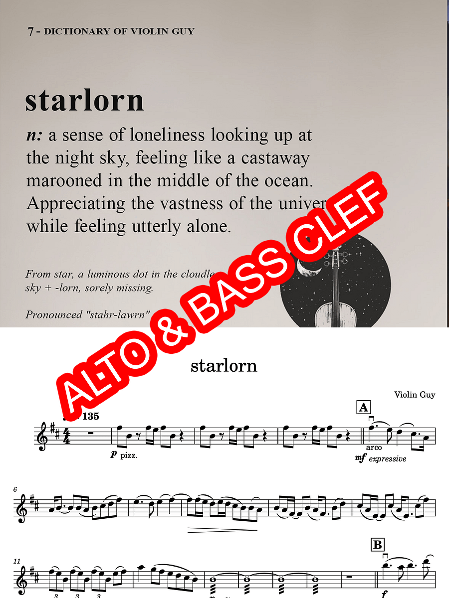 starlorn - Alto & Bass Clef product image (1)