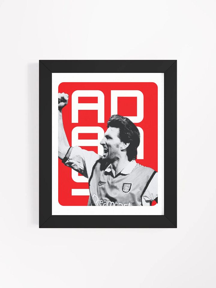 Tony Adams BW Arsenal Name Art Framed Print product image (1)