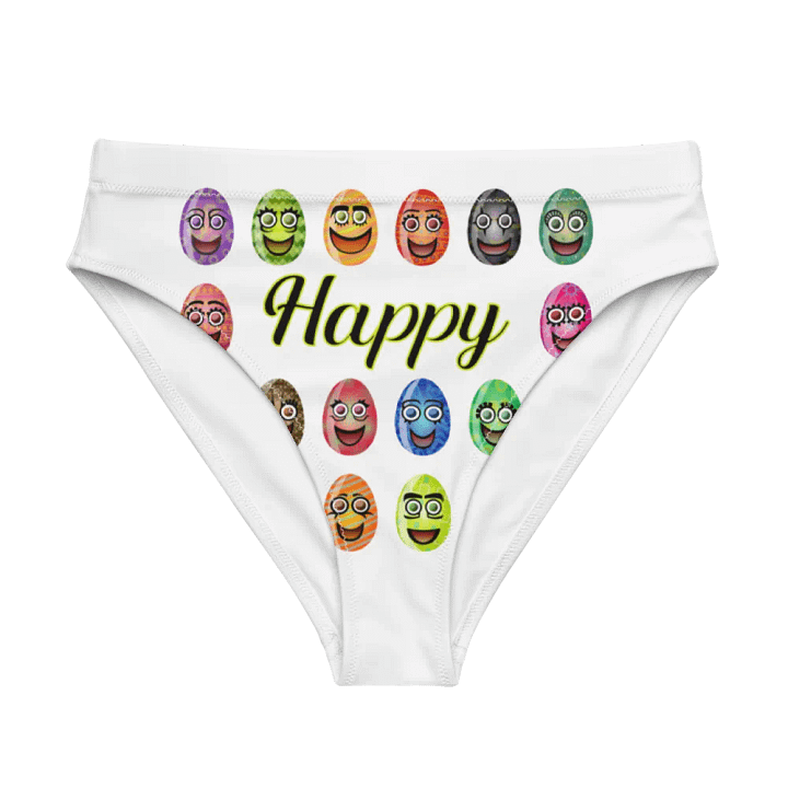 Happy Emoji All-Over Print Bikini Bottoms product image (1)