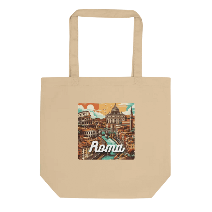 Econscious Eco-Friendly Tote Bag | AI Design Roma city product image (1)