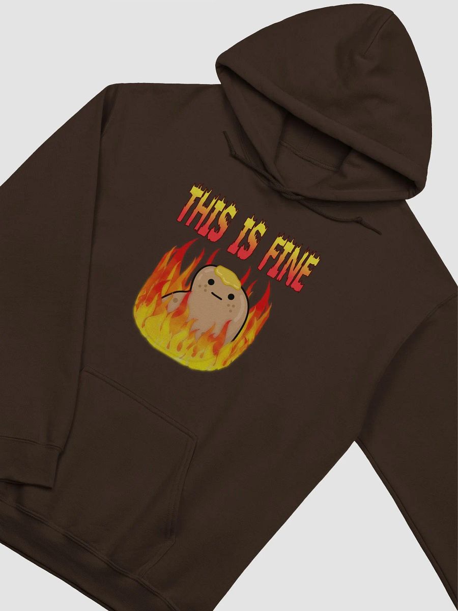 This Is Fine Hoodie v2 product image (3)