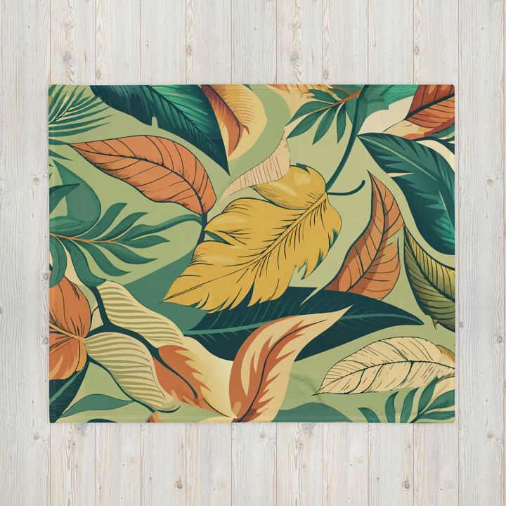 Botanical Bliss Throw Blanket product image (1)