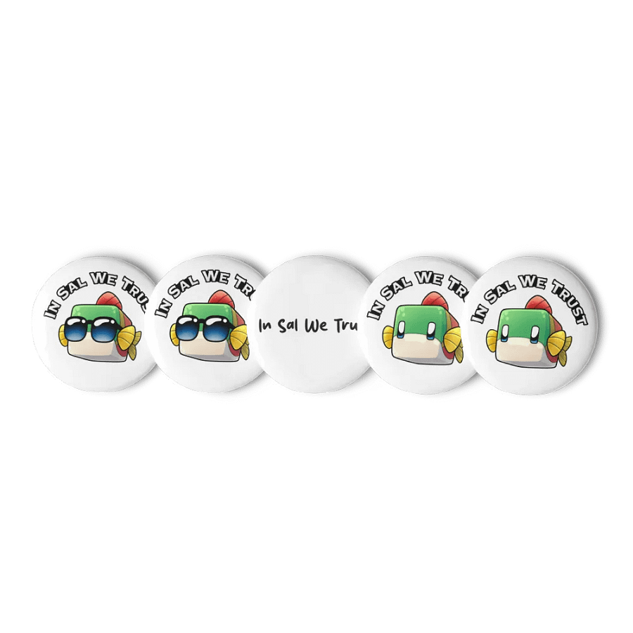 In Sal We Trust Buttons product image (2)