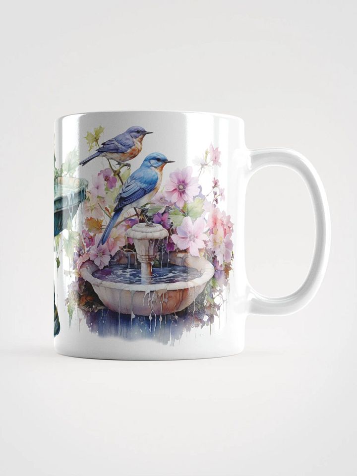 Serene Garden Birdbath Mug product image (1)