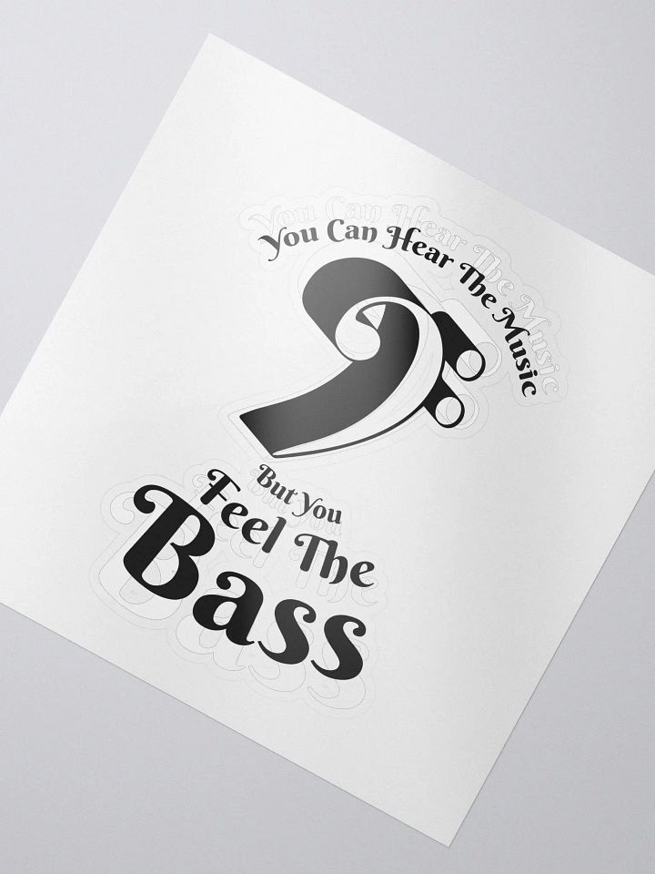 Feel The Bass - Sticker product image (2)