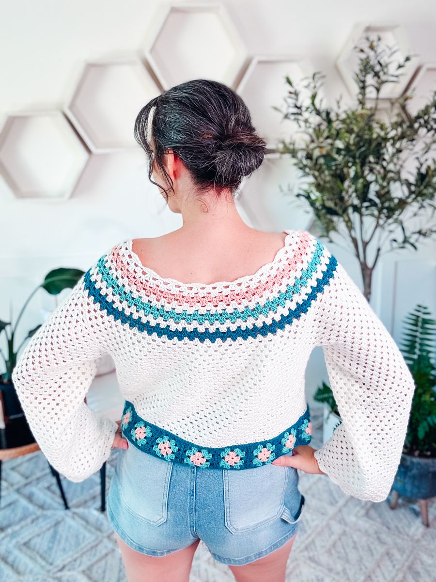 Granny Summer Top Crochet Pattern product image (2)