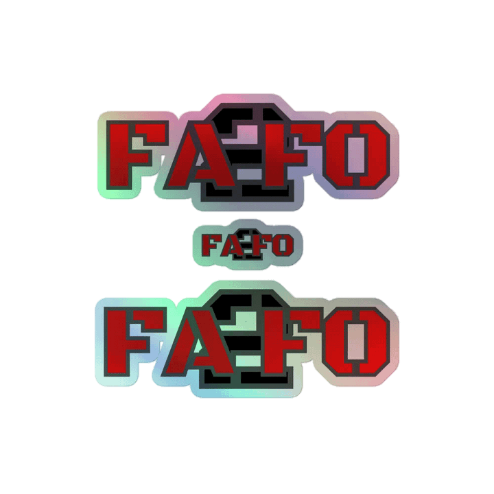 FA2FO Holographic Stickers product image (2)
