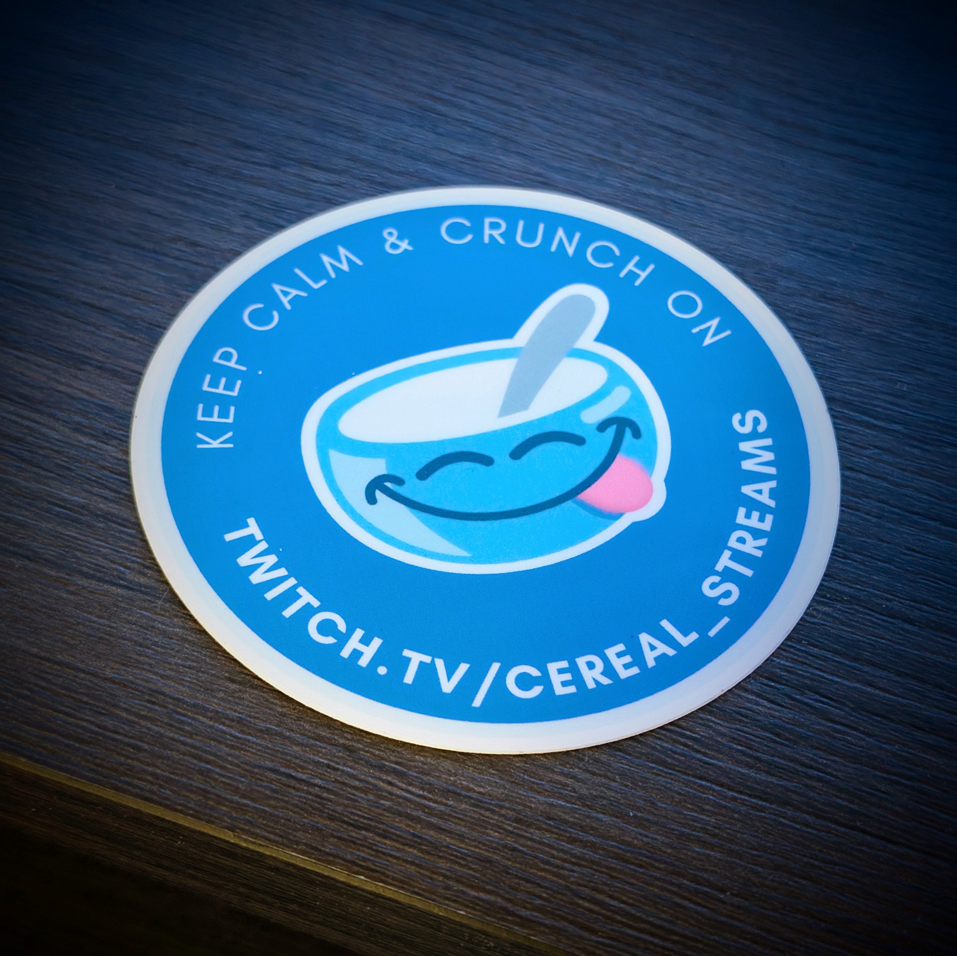 3x3 Inch Round Vinyl Die Cut Sticker: Yummy product image (2)