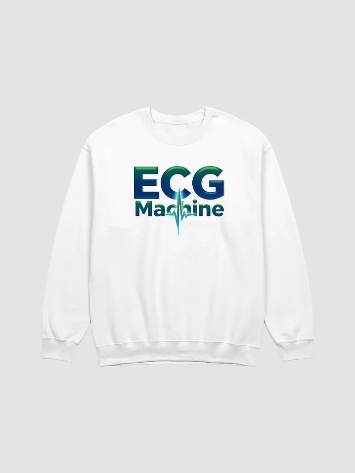 Heartbeat ECG Machine Crewneck Sweatshirt product image (4)