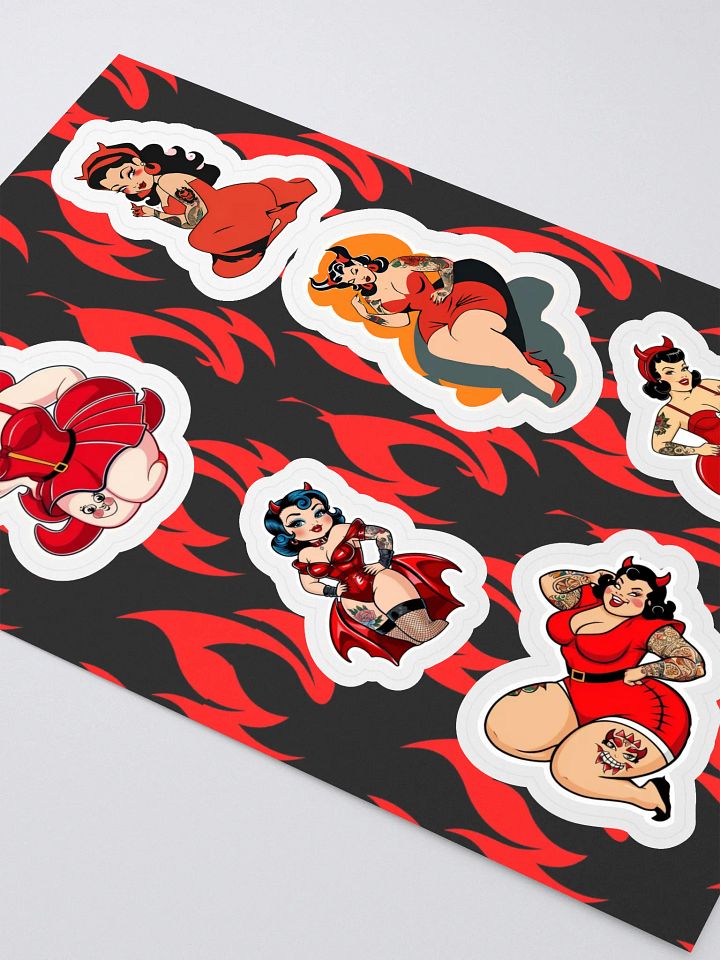 Devil Girl Sticker Sheet product image (2)