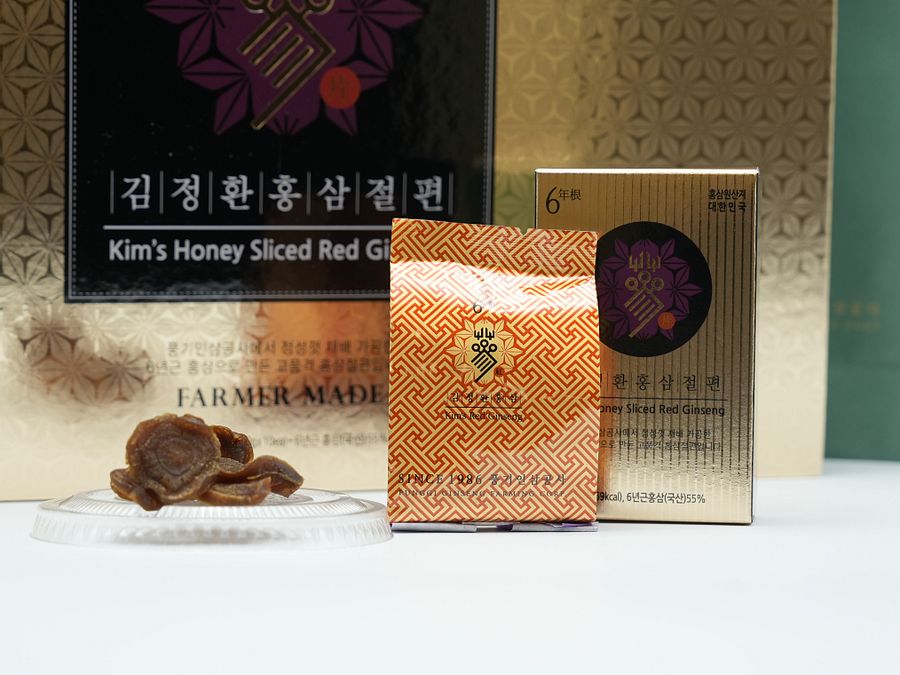 Kim’s Red Ginseng 金正煥蜂蜜紅蔘片（2盒） product image (3)
