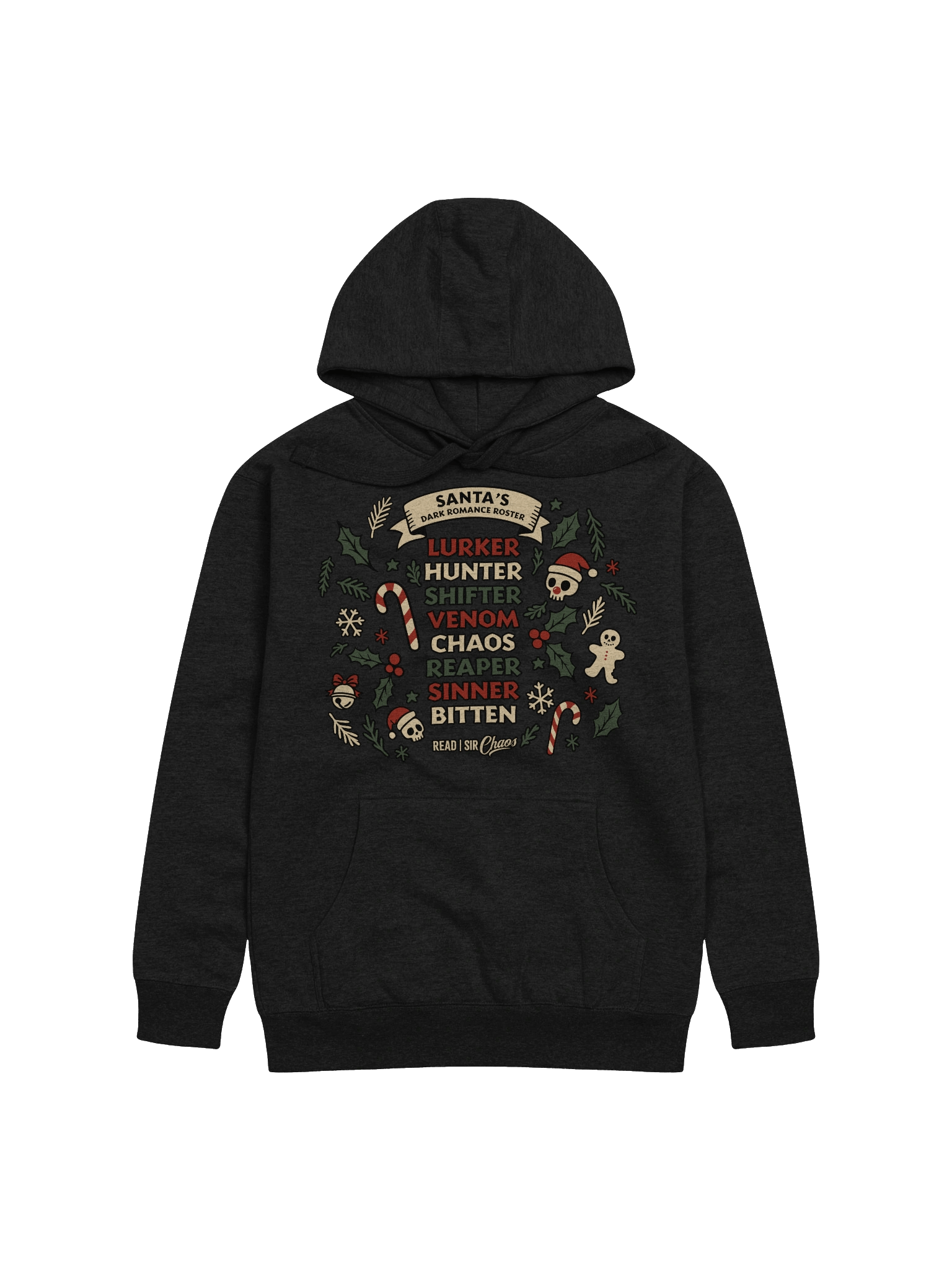 Santa's Dark Romance Roster Hoodie product image (5)