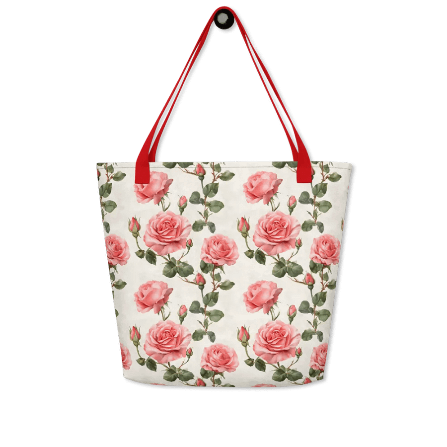 Elegant Rose Garden Large Tote Bag product image (4)