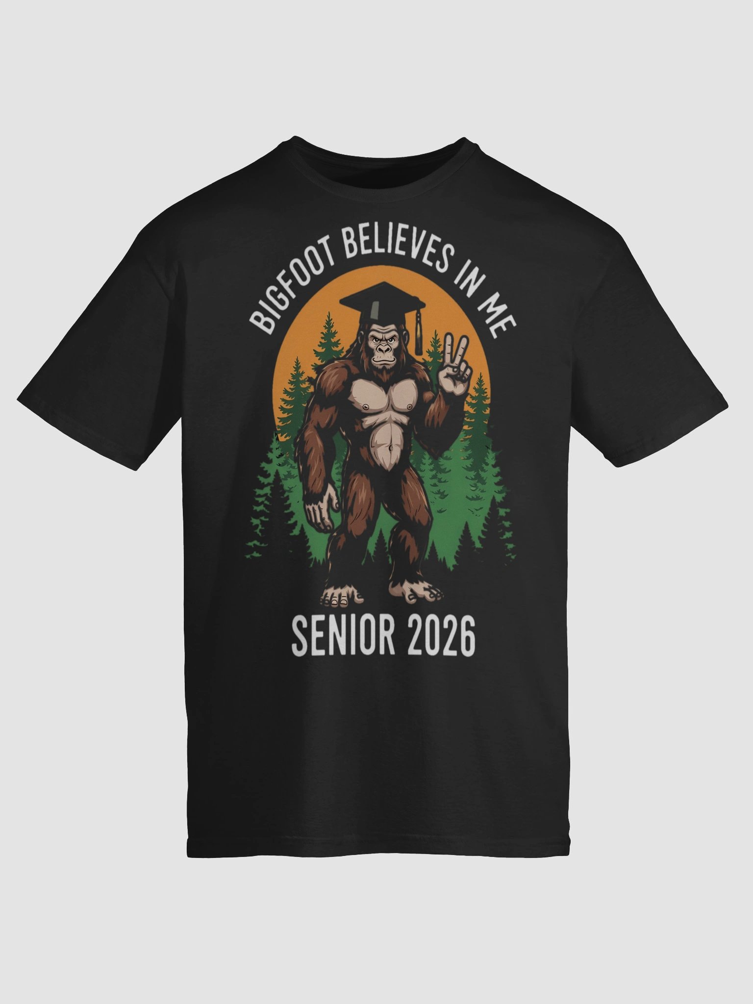 Bigfoot Believes in me Graduation T-Shirt product image (25)