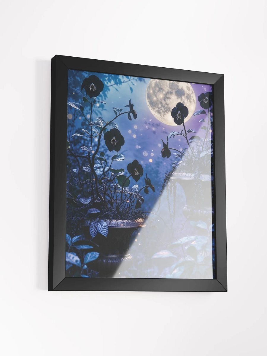Lunar Garden Nocturne Framed Print product image (16)