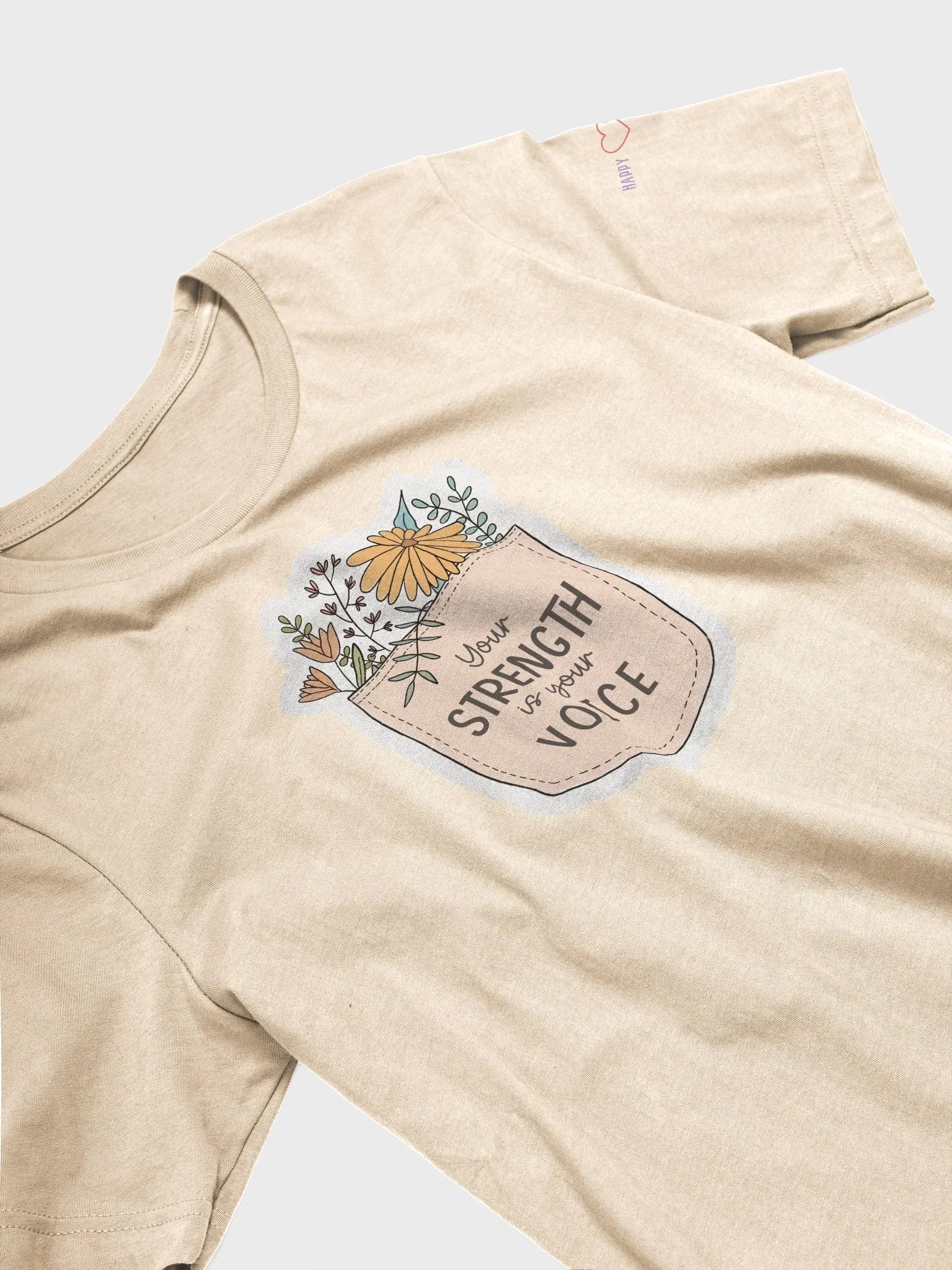 "Your Strength Is Your Voice" Unisex Tee product image (2)